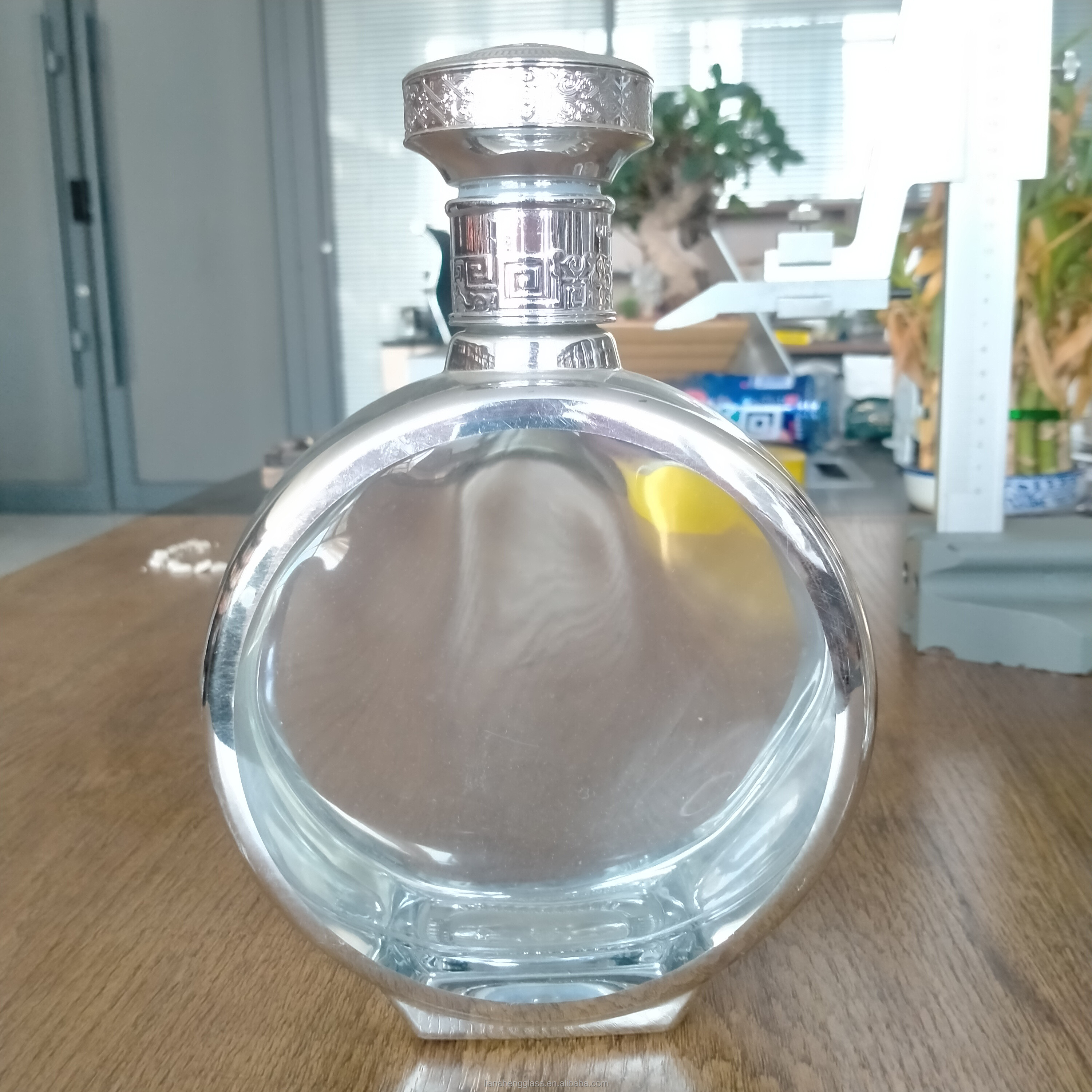 Custom Gold Electroplated Spirit Bottle