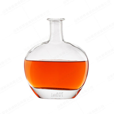quality Gepersonaliseerde logo glazen fles voor Spirit Gin Liquor Whisky Rum Tequila Vodka 750ml 700ml factory